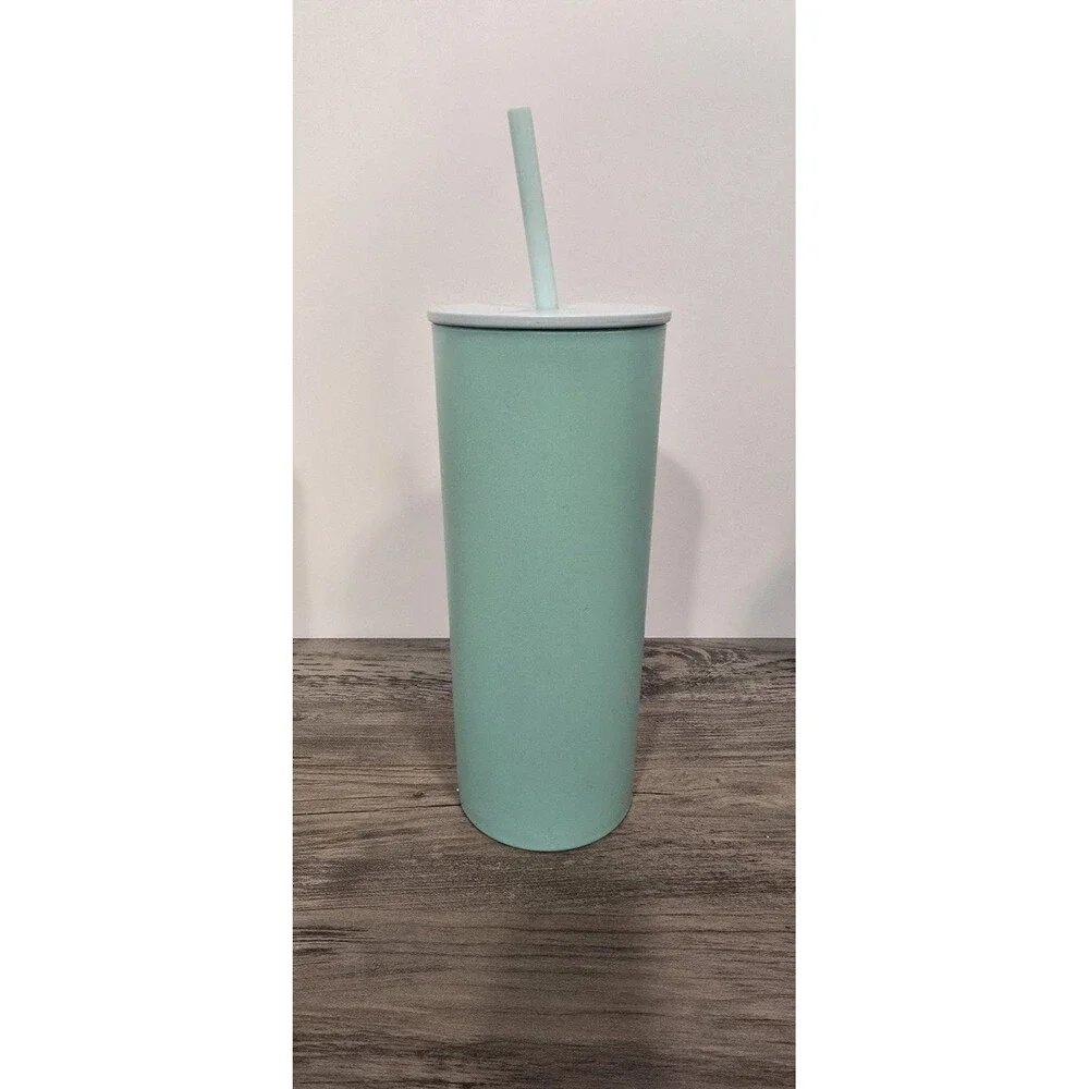 Sun Squad 26oz Tumbler with Straw Mint MULTI COLOR